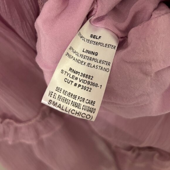 Windsor Purple Flowy Ruffle Dress – Size Small - Picture 4 of 6